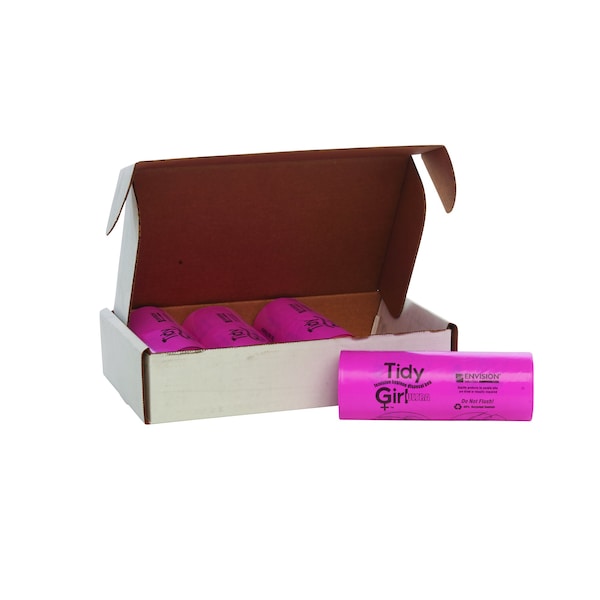 Stout By Envision TidyGirl Feminine Hygiene Disposal BagsRefillsCase of 600 Bags, 600PK TGUF - main